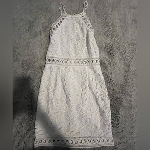 White formal dress from Charlotte Russe